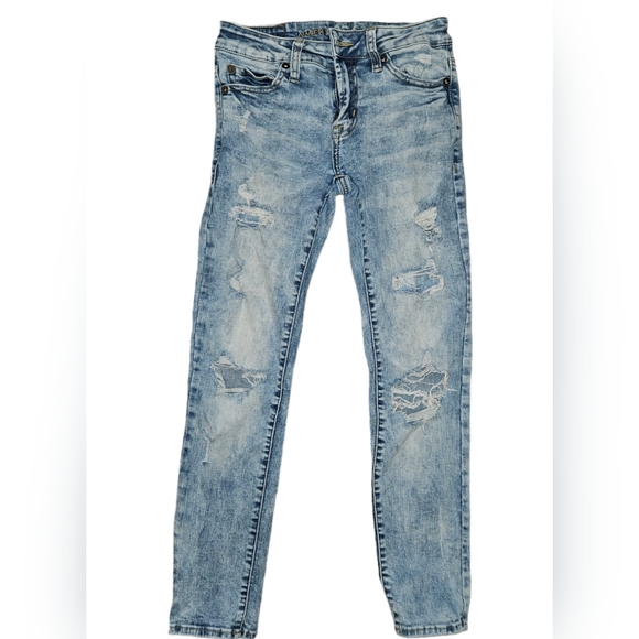 Mens American Eagle Ripped Skinny Jeans 26x28 - Picture 1 of 2
